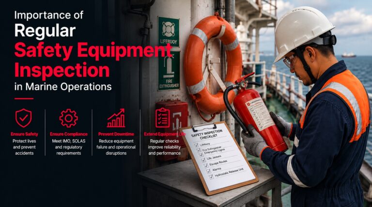 Importance of regular inspection of safety equipment b